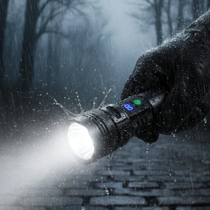 latarka z zoomem regulowana wiązka światła