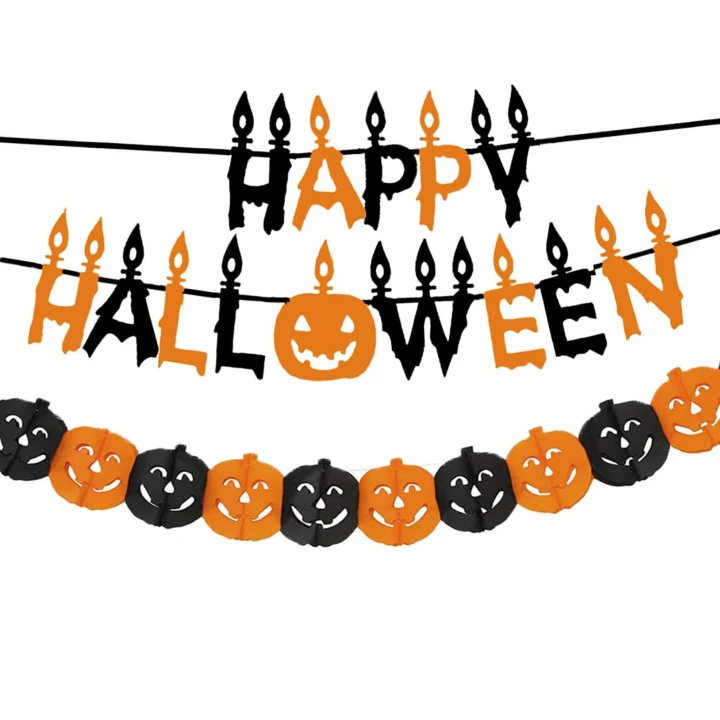 halloween dekoracje do domu zestaw 38 elementów
