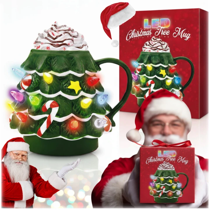 kubek LED 200ml święta