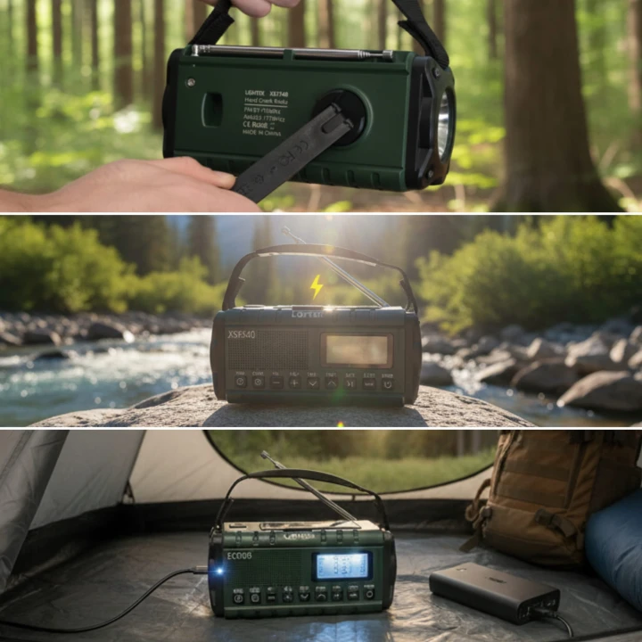 LOFTEK radio – lampka do czytania LED 58 diod