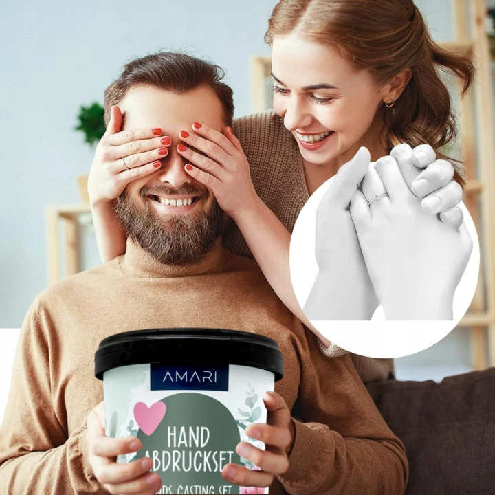 zestaw do wykonania odlewu dłoni 3d w domu