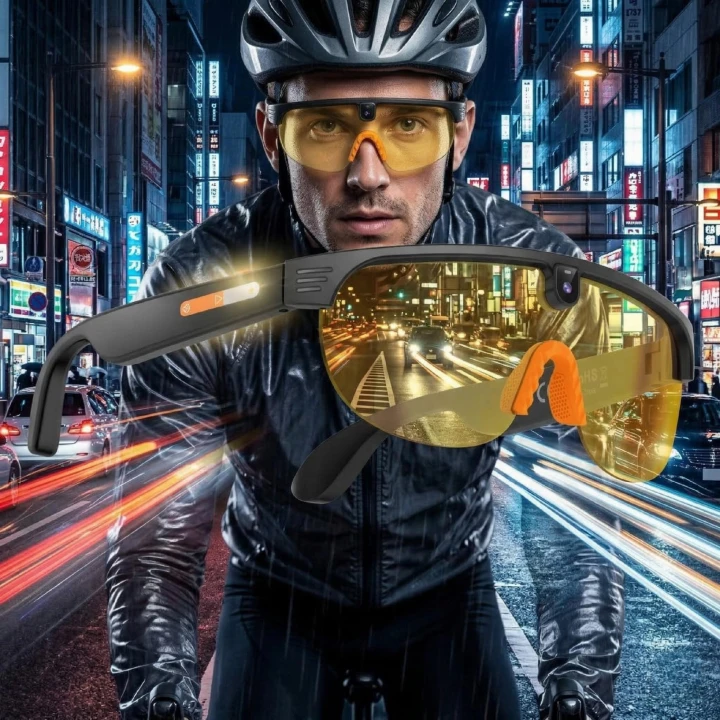 okulary sportowe z wymiennymi soczewkami dzień noc