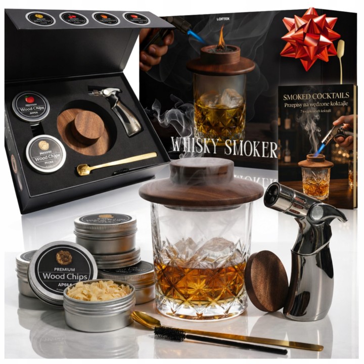 Whisky Smoker 11w1 do drinków po grillu