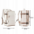 Wymiary plecaka Beige Brown: 40 cm wysokości, 30 cm głębokości, 20 cm szerokości