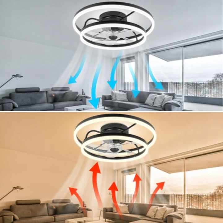 Lampa sufitowa LED okrągła z aplikacją mobilną na smartfonie