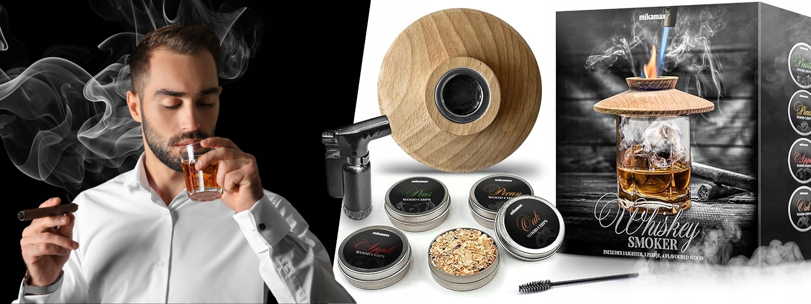 Whisky Smoker Akcesoria dla Fana Whisky