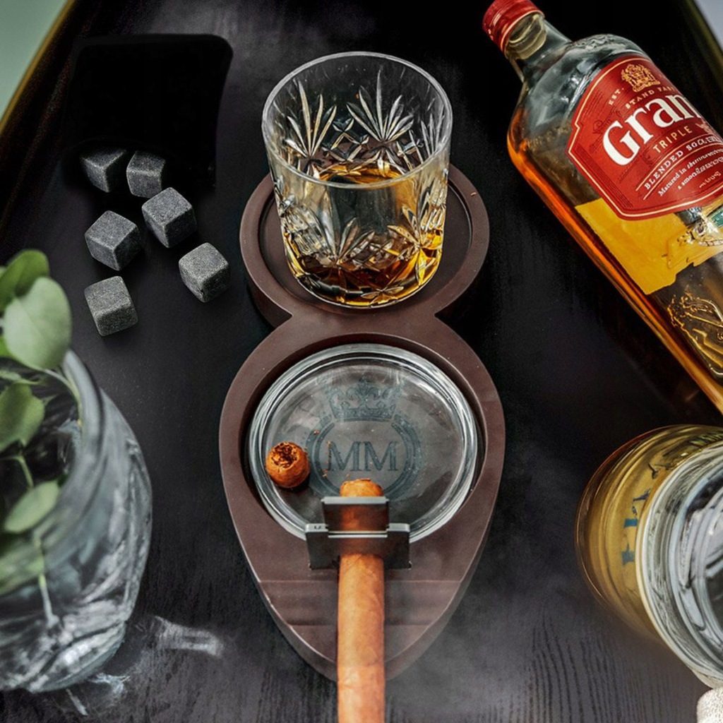 Zestaw do Whisky- Szklanka i Cygaro